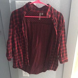 Red and black flannel